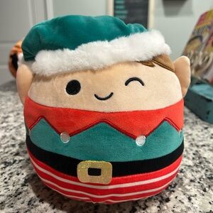Squishmallows Jangle Elf Plush and Joyce Latte FlipaMallow